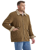 Load image into Gallery viewer, Mr.Stream Men&#39;s Fleece Sherpa Lined Corduroy Button Jackets
