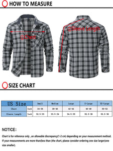 Mr.Stream Men's Flannel Long Sleeve Plaid Pearl Snap Shirts