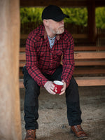 Load image into Gallery viewer, Mr.Stream Men&#39;s Flannel Long Sleeve Plaid Pearl Snap Shirts
