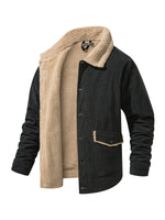 Load image into Gallery viewer, Mr.Stream Men&#39;s Fleece Sherpa Lined Corduroy Button Jackets
